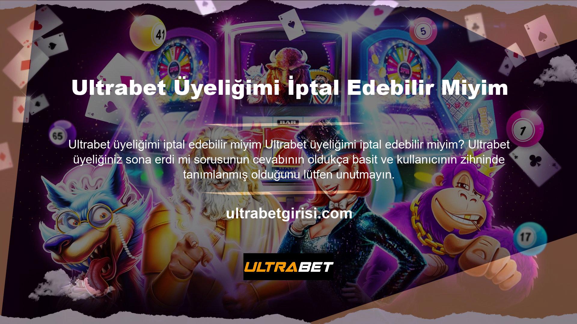 Ultrabet kullanıcı dostu bir site olduğundan hesabınız yasaklanabilir ve erişiminiz engellenebilir