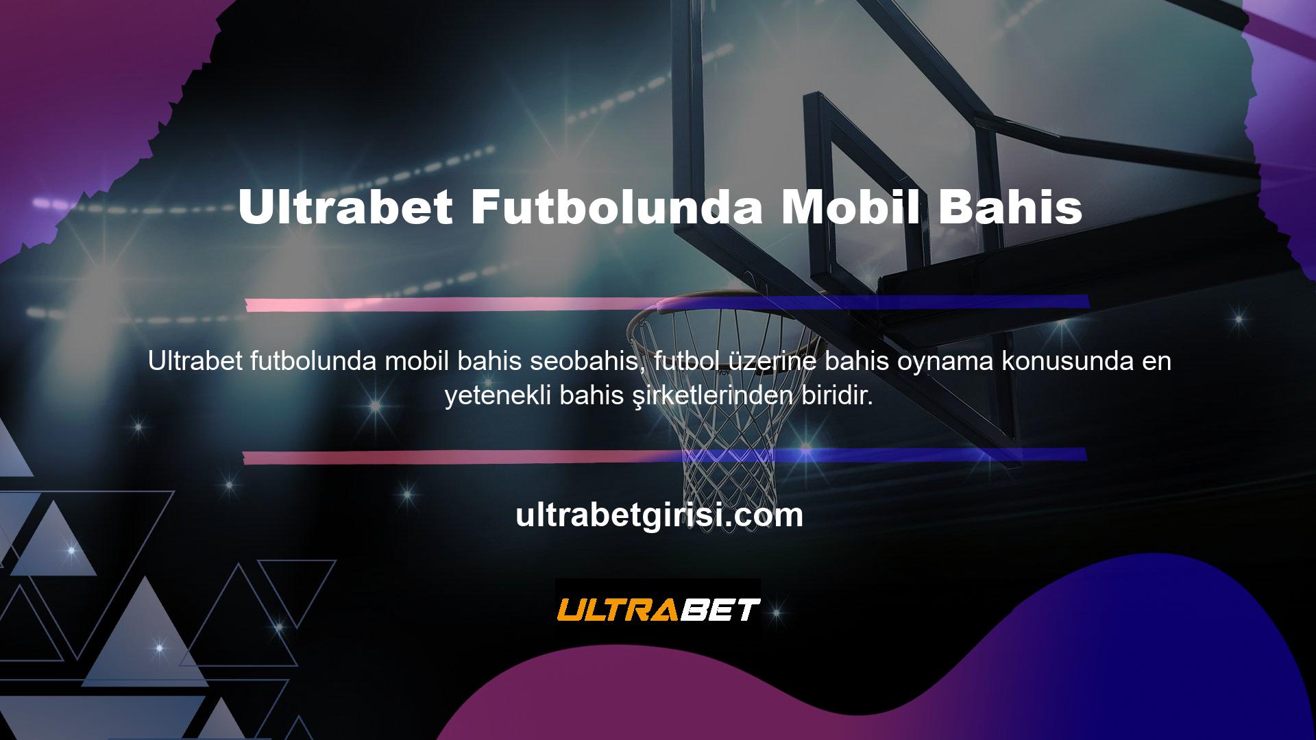 Canlı bir Ultrabet futbol bahis sitesi, şartlı üyelerine hem bilgisayar hem de mobil versiyonlarda sınırsız alternatif bahis seçeneği sunabilmektedir